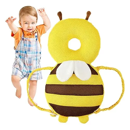 Protector de cabeza de bebé, almohada de mochila para niños de 1 a