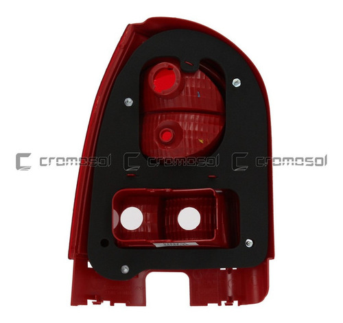 Faro Tras Vw Gol G4 06/14 Base Rojo Retro Cristal Izq Orig