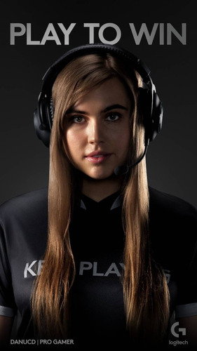 Auriculares gamer Logitech Pro X negro