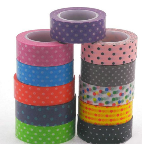 3x Etiqueta Engomada De Papel Adhesiva Diy De Colorida Del