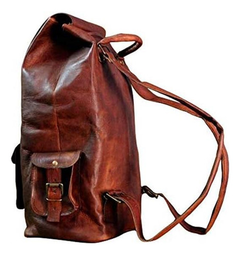 Shy Shy Lets Touch The Sky Mochila Rústica De Cuero Vintage