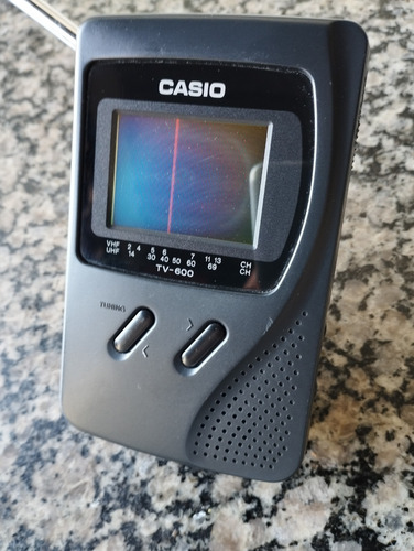 Imagem 6 de 7 de Mini Tv Casio Analógica Antiga Portátil Funcionando