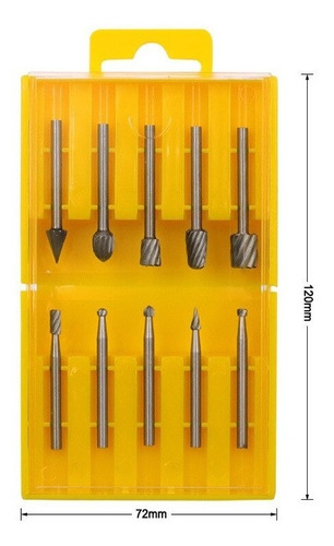 Fresas Mini Torno Multiproposito Madera Minitorno Dremel 10
