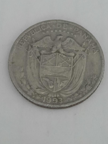 Moneda De Panamá De Un Décimo De Balboa 1993