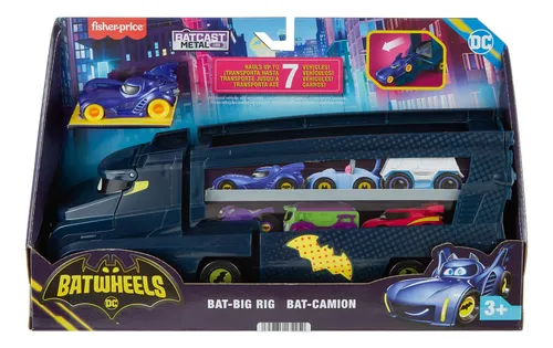 Transportador De Juguetes Fisher-price Dc Batwheels Bat-big