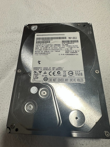 Disco Duro 2tb Sata 7200rpm Nuevo!! Hds723020bla642