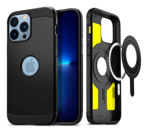 Imagem 2 de 5 de Capa Spigen Tough Armor Magsafe Para iPhone 13 Pro Max (6.7)