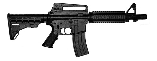 Rifle De Entrenamiento Replica Rifle R-15 Resistente Elite