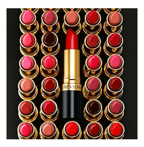 Revlon Lápiz Labial Súper Brillante, Color Labial De Alto