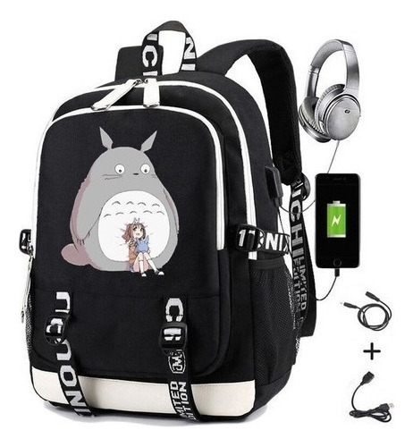 Zmshop Mochila Totoro Mi Vecino Japón Anime Impresión