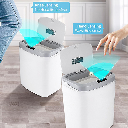 Contenedor De Basura Inteligente Con Sensor De Movimiento