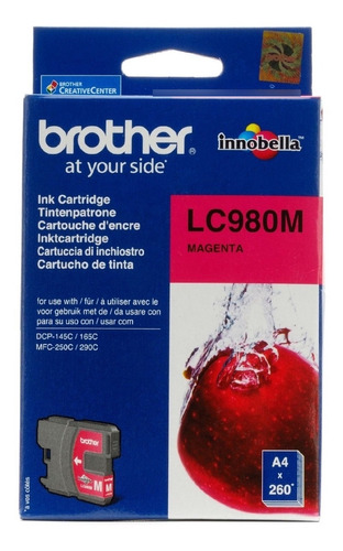 Cartucho Brother Lc980m Magenta Original Dcp 145c Dcp 165c