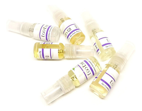 Kit 6 Perfumes 5ml Amostras Diversas Fragrâncias
