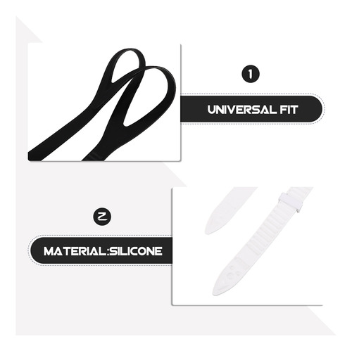 2 Correas De Silicona Para Máscara De Buceo, Gafas De Nataci