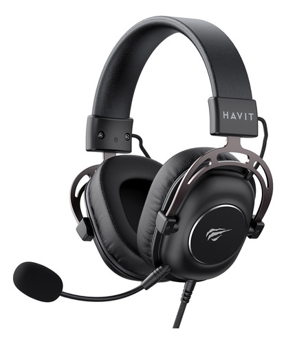 Headset Gamer Havit Gamenote H2002y Mic Removível Preto