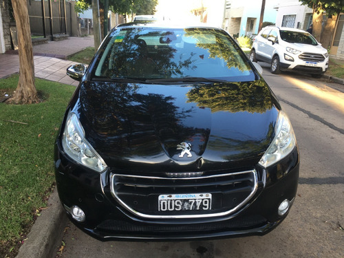 Peugeot 208 1.6n Feline Pack Cuir 2015 Negro Cuero