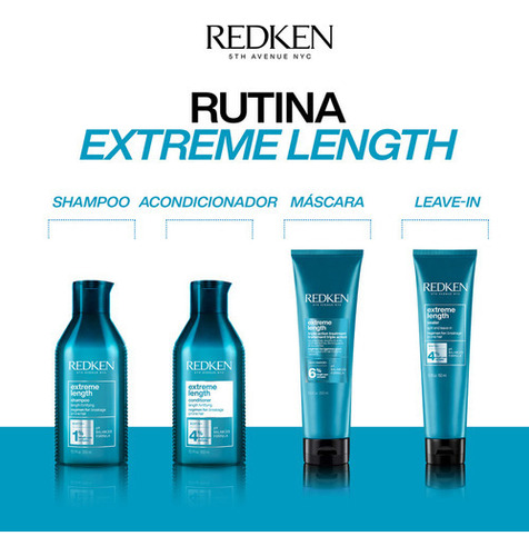 Máscara Fortalecedor De Largos Ext. Length 250ml Redken