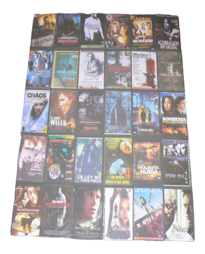 Lote De 30 Películas De Dvd