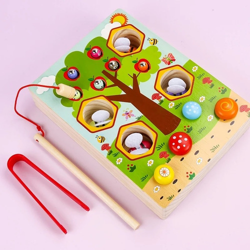 Imagen 1 de 4 de Juego Abejitas Montessori Imando Motricidad Estimulación