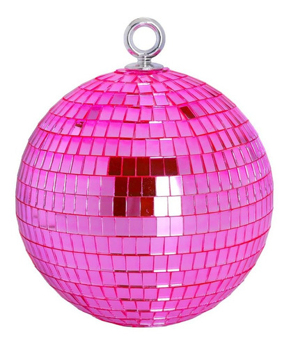 Bola Espejo Luz Dicoteca 6 Anillo Colgante Para Baile