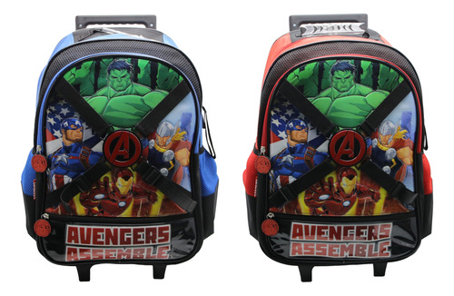 Mochila Carro 18 Vengadores Avengers America Iron Hulk 2019