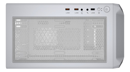 Gabinete Cougar Archon 2 Mesh Rgb White Cristal Templado Color Blanco