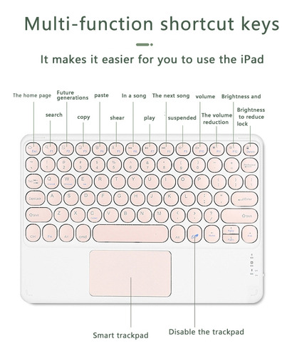 Teclado Táctil Para Tableta Android, Ordenador Portátil De 1