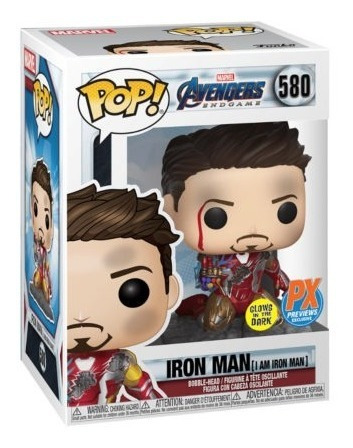 Imagen 2 de 2 de Figura Funko Pop, I Am Iron Man-avn 4 Endgame- 580 Exclusivo