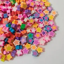 Comprar 10 Fimos Estrellas Multicolor - Armado Artesanias Bijouteria