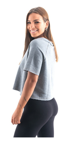 Remera Mc Rustic Ready Set (gri) Roxy