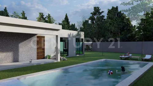 Residencia En Construcción, 1586 M2 De Terreno En Campo Bravo, Mérida, Yucatán.