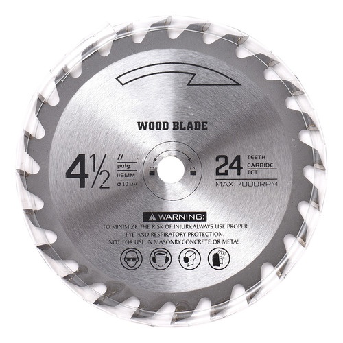 Sierra Circular Saw Blade Tct Disc, 1-1/4 Dientes, 24 T-tct