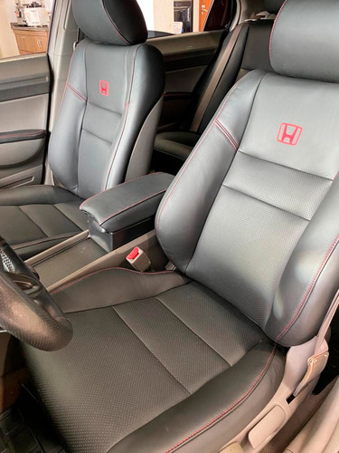 Capa Revestimento Para Bancos New Civic Misto Tons Cinza