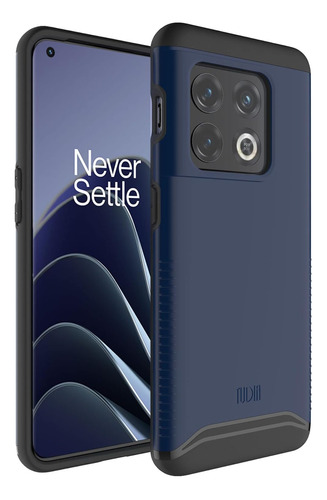 Funda Azul Doble Capa Grado Militar Para Oneplus 10 Pro