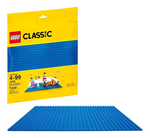 Brinquedo De Montar Classic Base De Construção Azul Lego Quantidade de peças 1