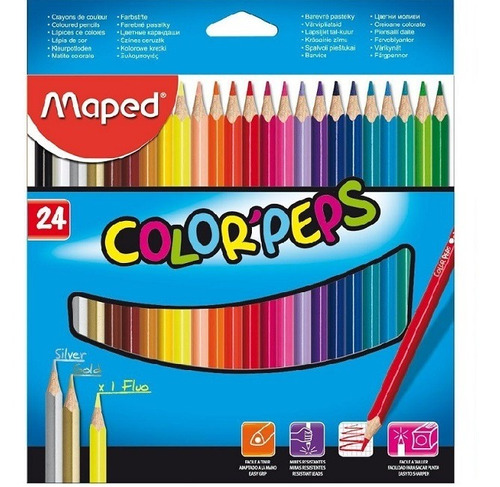 Lápices De Colores X24 Maped