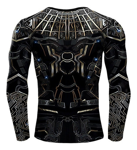 Playera De Manga Larga De Spider-man 3d Cosplay