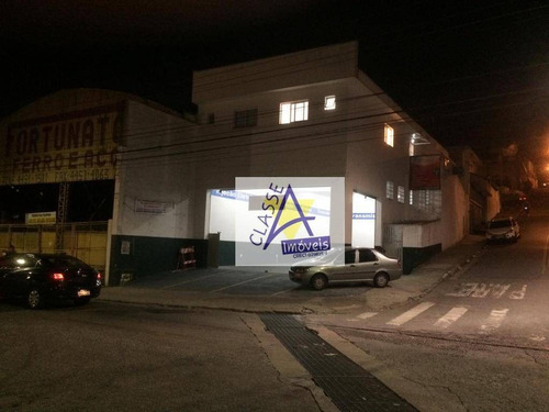 Imagem 7 de 9 de Salão Para Alugar, 220 M² Por R$ 5.900/mês - Vila Pires - Santo André/sp - Sl0087
