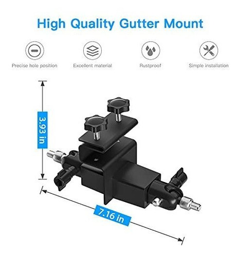 Weatherproof Gutter Montaje Para With Eufycam Solar In 1