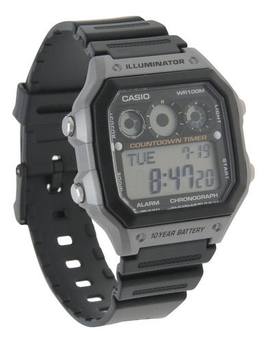 Relógio Casio Ae-1300wh-8avcf Illuminator Digital Para Homen