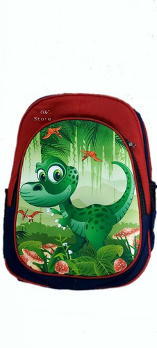 Morral Maleta Bolso Dinosaurios Escolar Grande