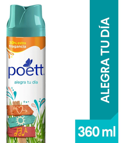 Poett Desodorante Ambiente Alegra Tu Día Aerosol 360 Ml