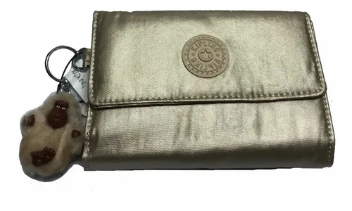 Cartera Kipling Pixi Dorado Original Ac6108