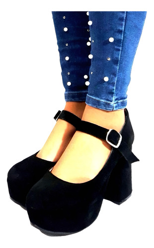 Zapatos Stilettos Gamuza Talles Especiales Guilles Tacon