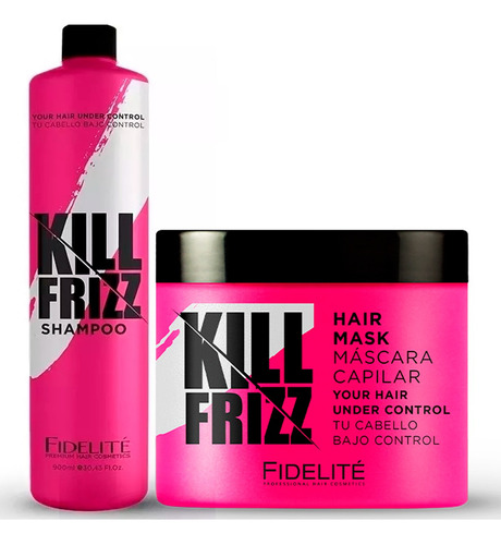 Fidelite Shampoo 900 + Mascara 500 Kill Frizz Hidratante
