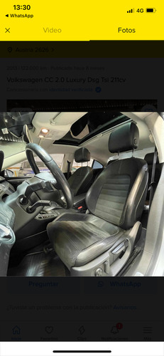 Volkswagen CC 2.0 Advance Tsi 211cv