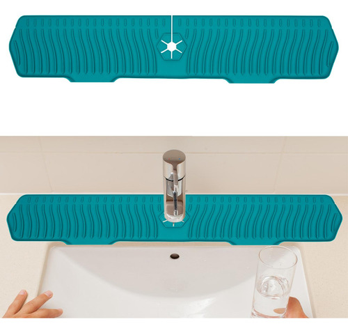 Alfombrilla De Silicona Para Grifo De Fregadero, Protector