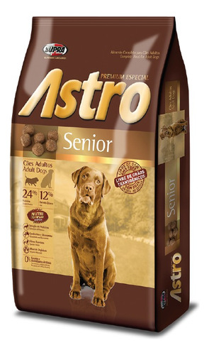 Racion Perro Astro Senior X 15 Kg 