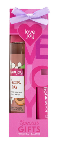 Kit Navidad Peach Day Love Joy By Bioscents 250ml