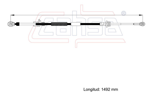 Cable Selector De Velocidades Para Ford F250 6.8l 2001